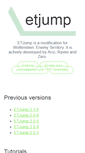Mobile Screenshot of etjump.com